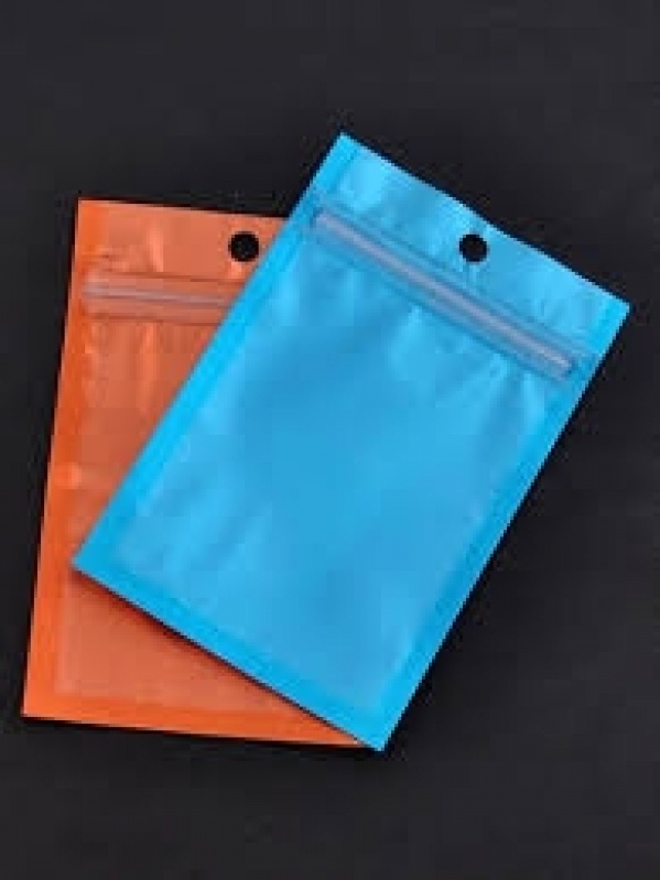 Saco plástico com zíper - Embalagem Ideal
